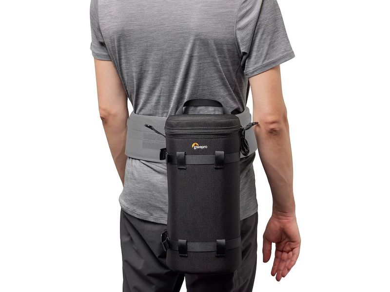 Lowepro Objektivtasche ProTactic LCS 13 x 32 III Gepolsterte Tasche mit Zurrgurt für Objektive bis zu 13 cm Durchmesser und 32 cm Länge