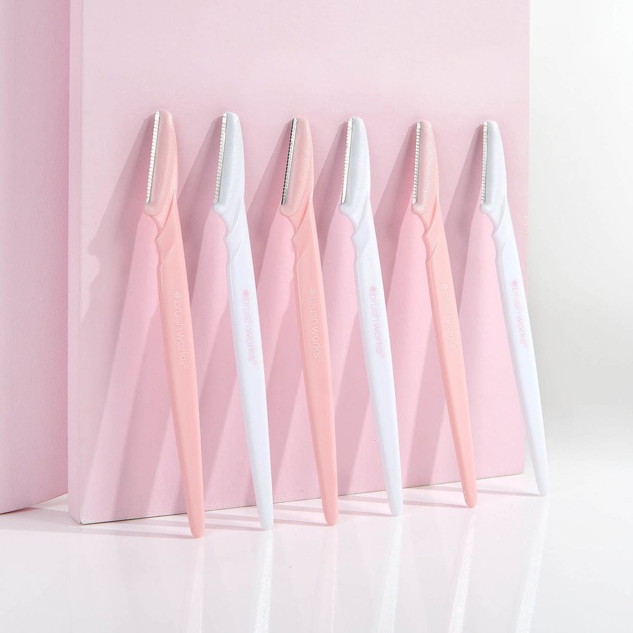 Brushworks Angled Dermaplaners 6pcs