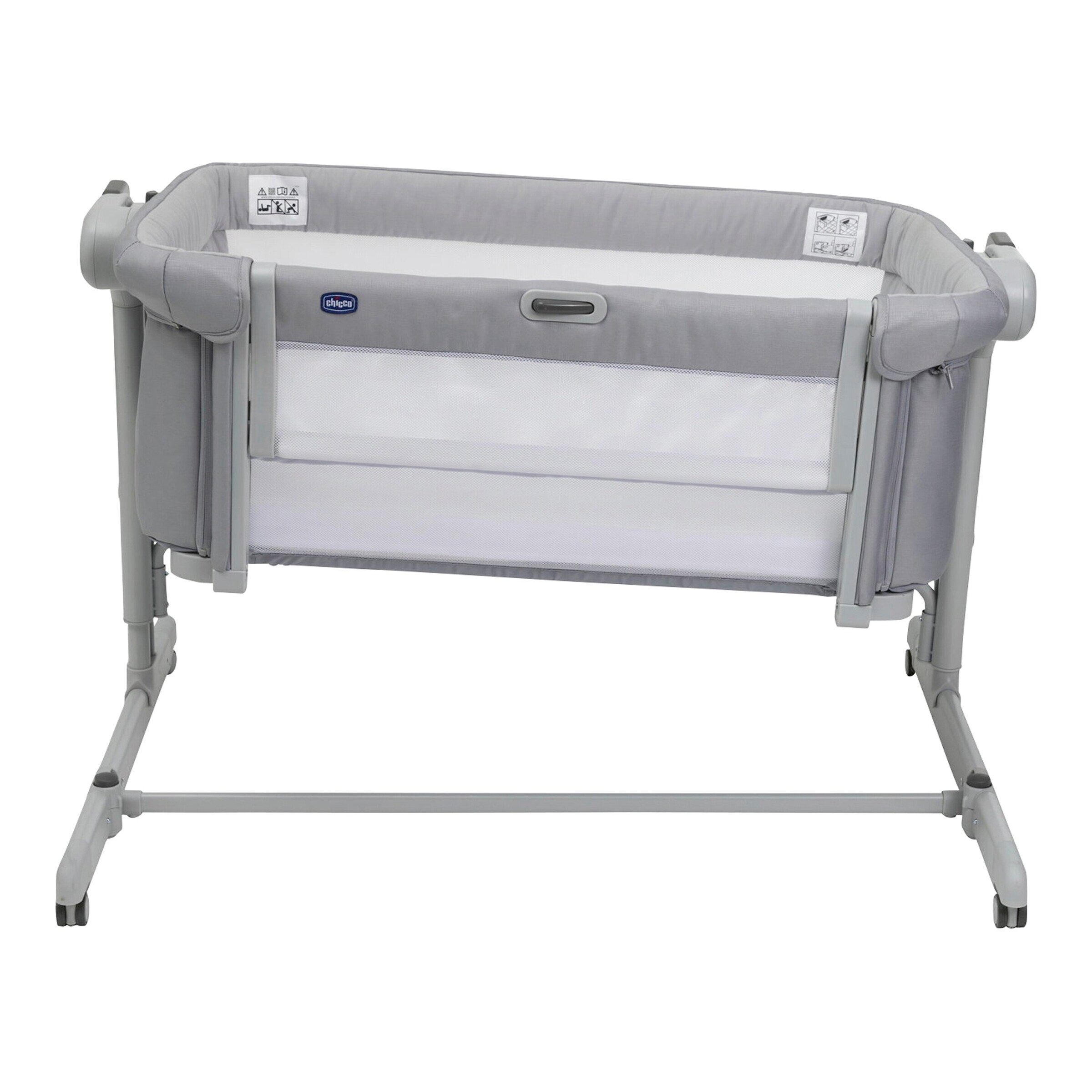 Chicco Beistellbett Next2me Magic Evo Grey Mist
