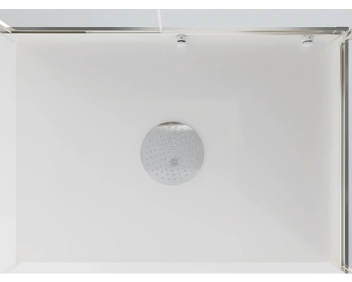 Aurlane Silver zen complete douche-unit, 80 x 110 x 217 cm, zilver-mat