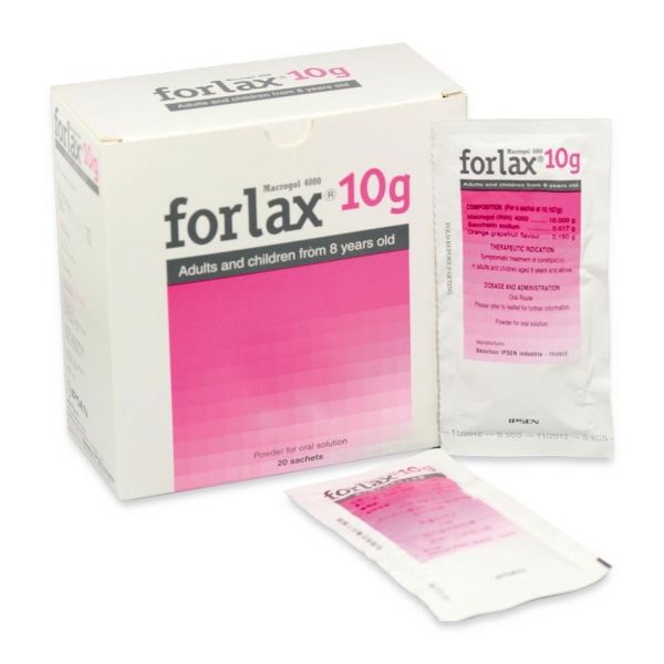 Forlax 10g 20 Saquetas Pó para Solução Oral