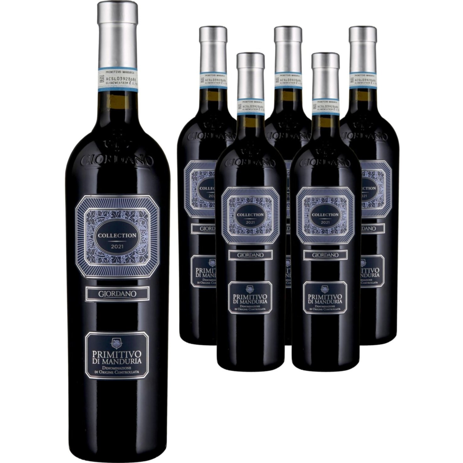 Primitivo di Manduria DOC Collection Giordano 6x 75cl -6x 75cl