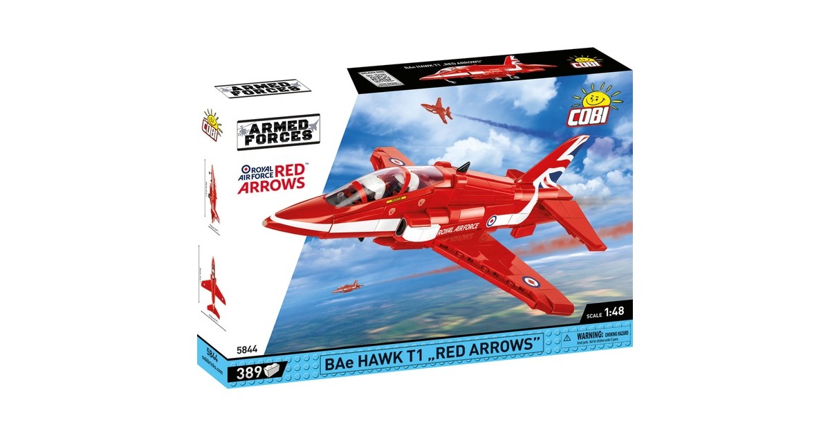 COBIArmed Forces - BAe Hawk T1 Red Arrows Constructiespeelgoed  (Schaal 1:48)