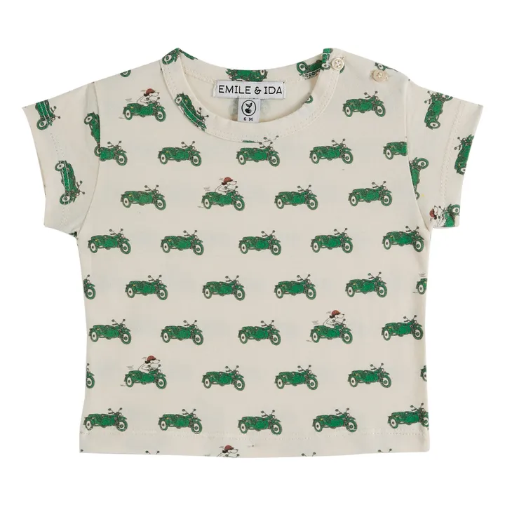 Emile et Ida T-shirt Side Car | Vert