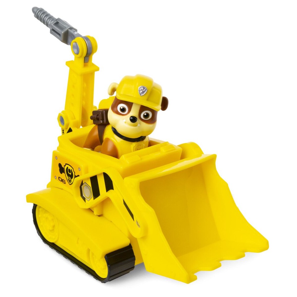 Paw Patrol - Basis Køretøj- Bulldozer Rubble