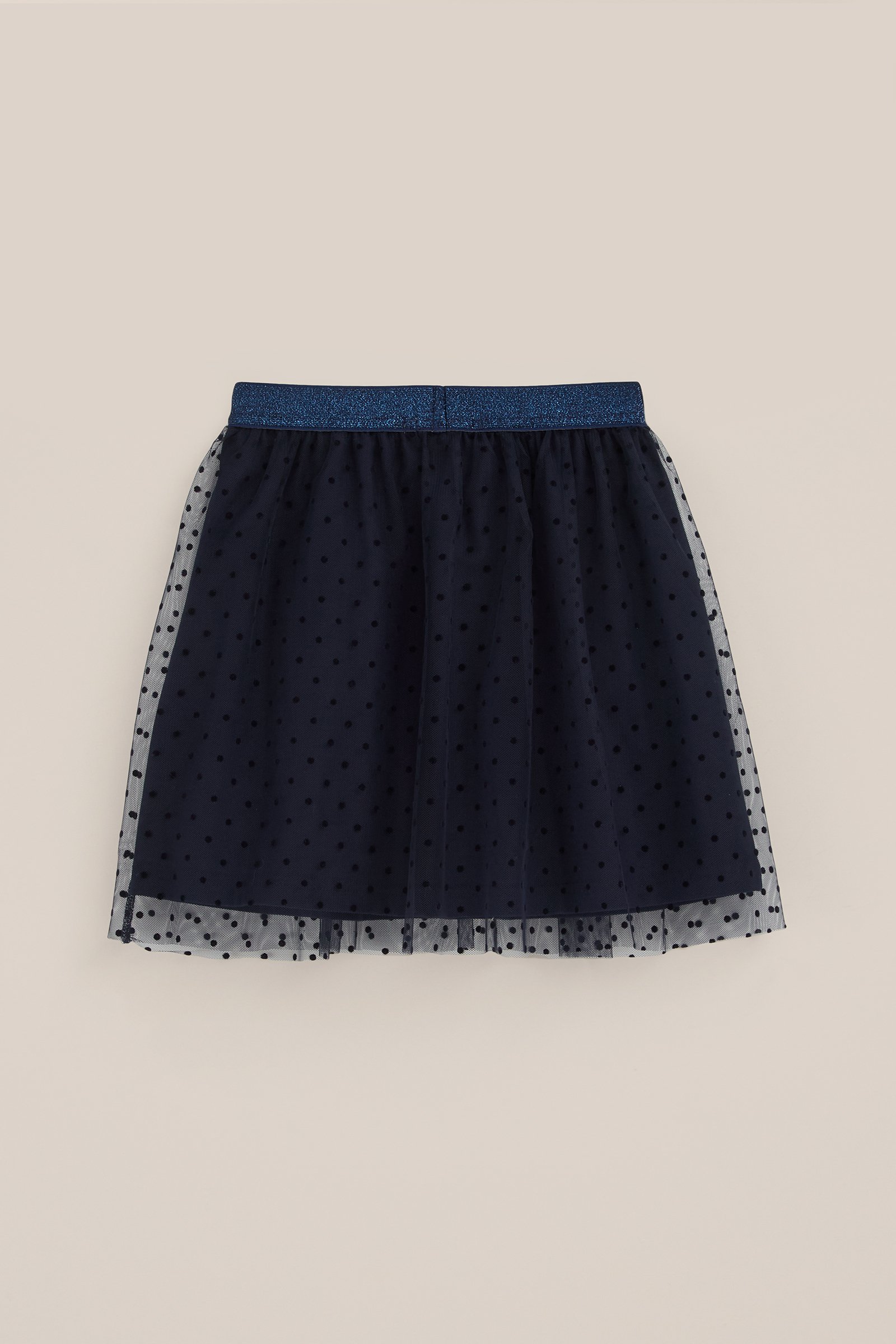 Meisjes tulerok met dessin WE Fashion Donkerblauw