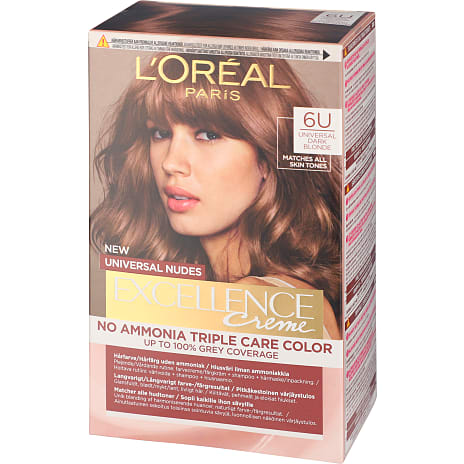 Permanent hårfarve 6U Dark Blond