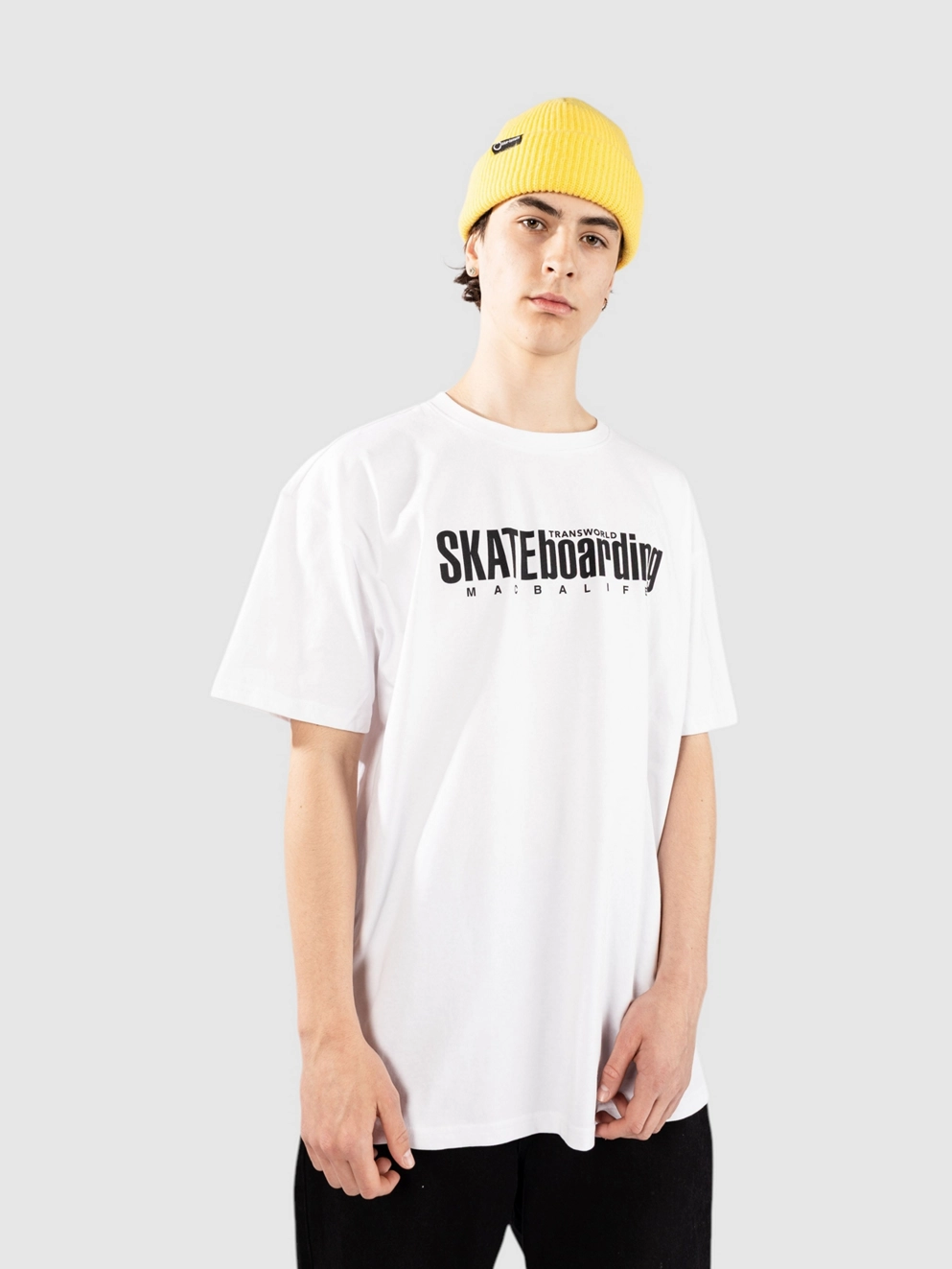 Macba Life Mag Logo T-Shirt white