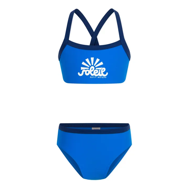 Petit Bateau Maillot 2 Pièces Soleil | Bleu