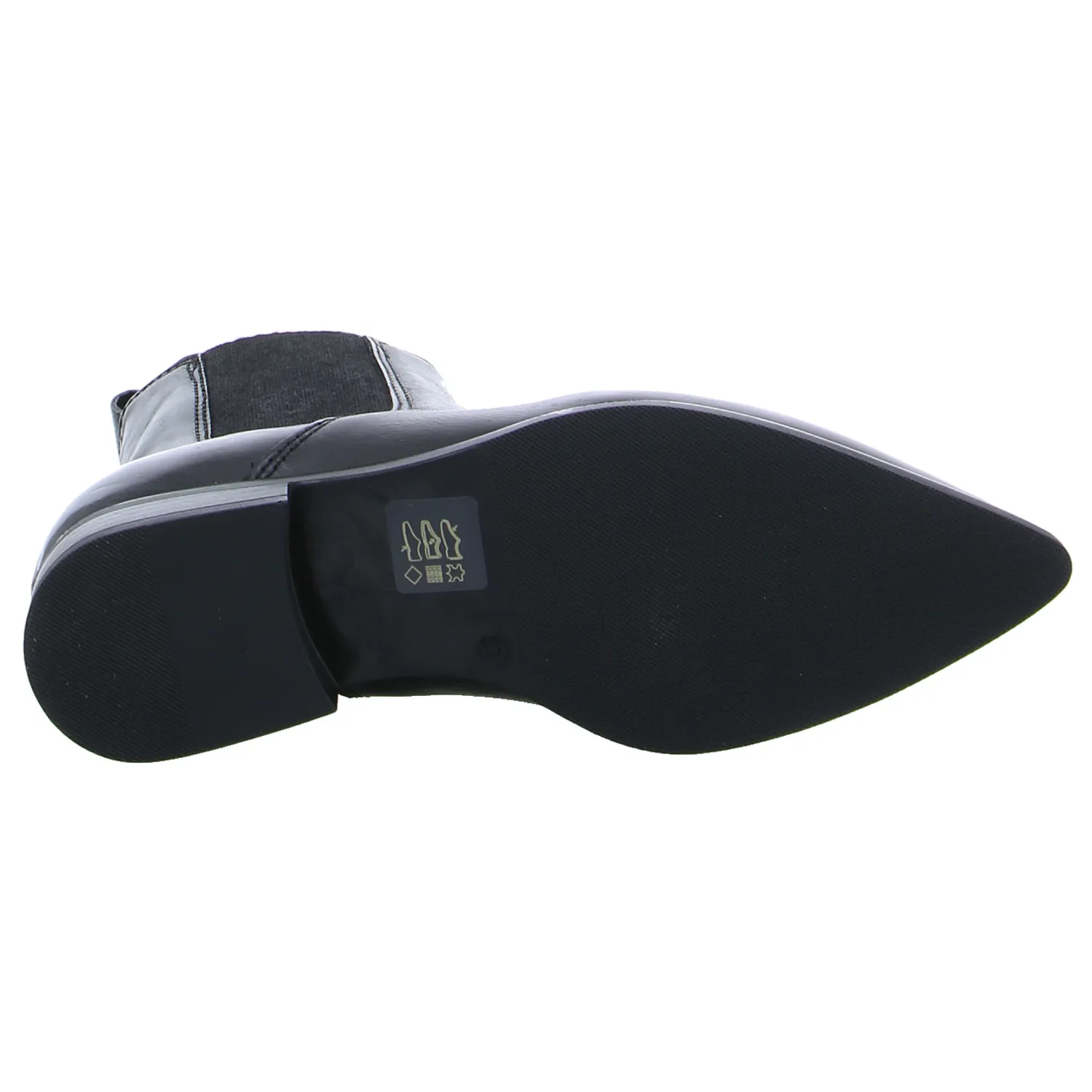 MJUS Boot Schwarz Leder