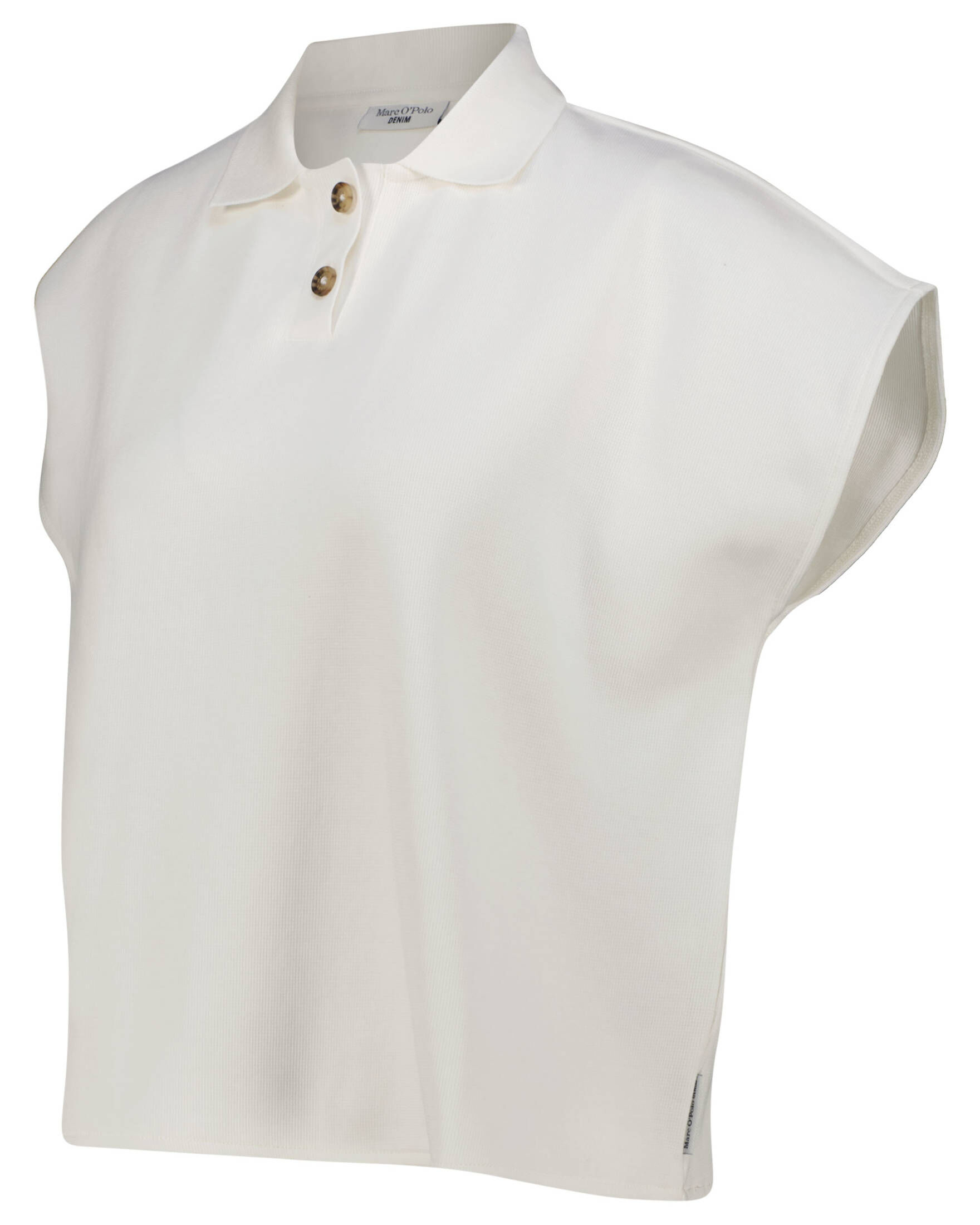 Marc O'Polo Denim| Damen Poloshirt aus Bio-Baumwolle Oversized Fit