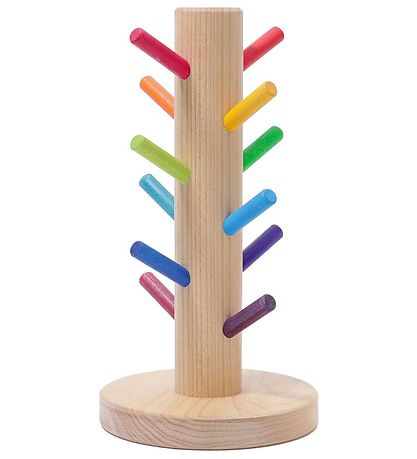 Grimms Tr?leget?j - Sorting Helper Building Rings Rainbow