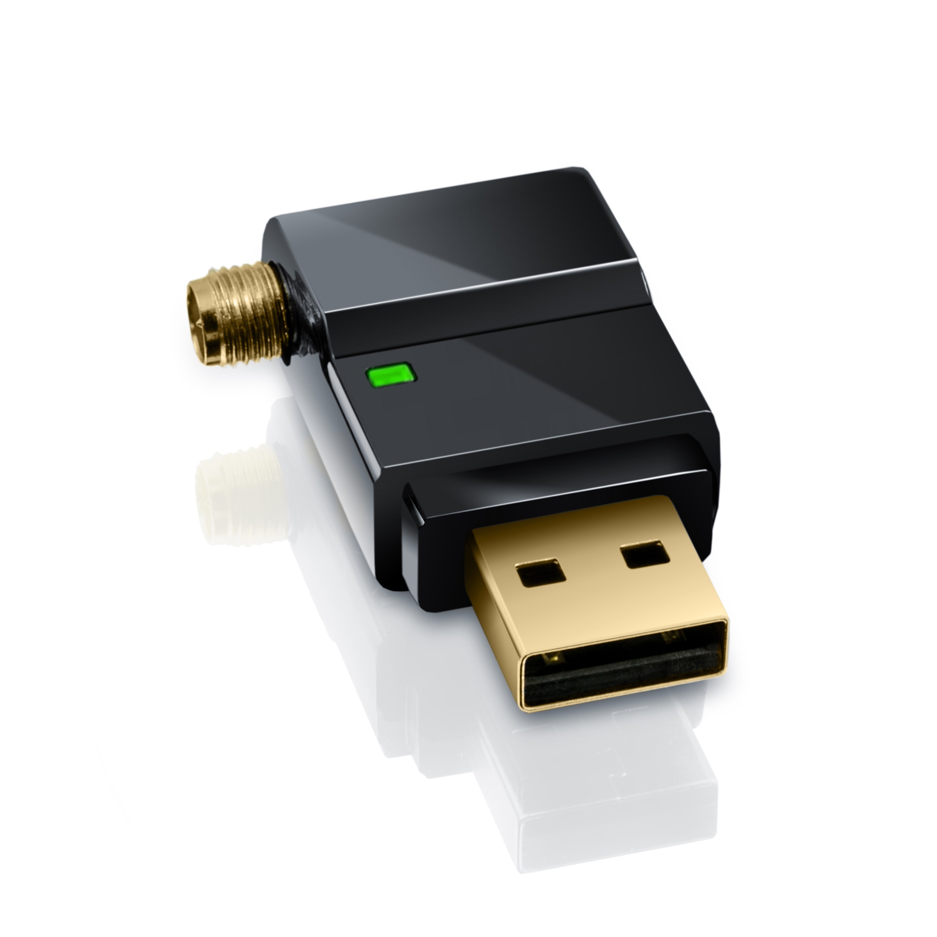 CSL 300 Mbit/s Wlan Stick mit abnehmbarer Antenne 802.11n/b/g / SMA Buchse / hohe Reichweite
