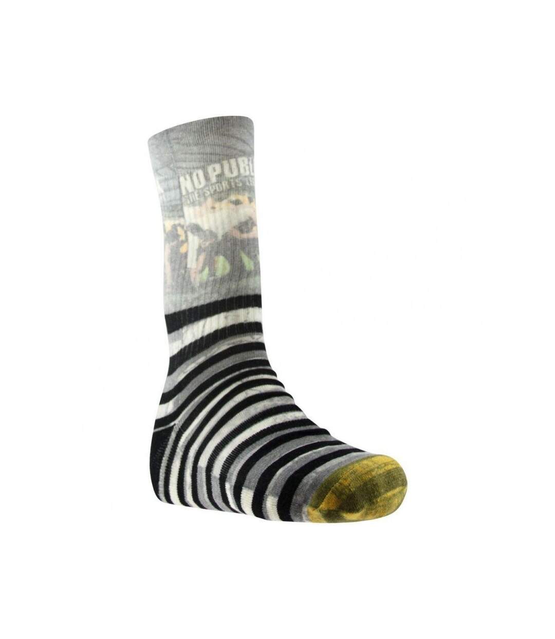 NO PUBLIK Chaussettes Homme Coton SPIRIT Gris