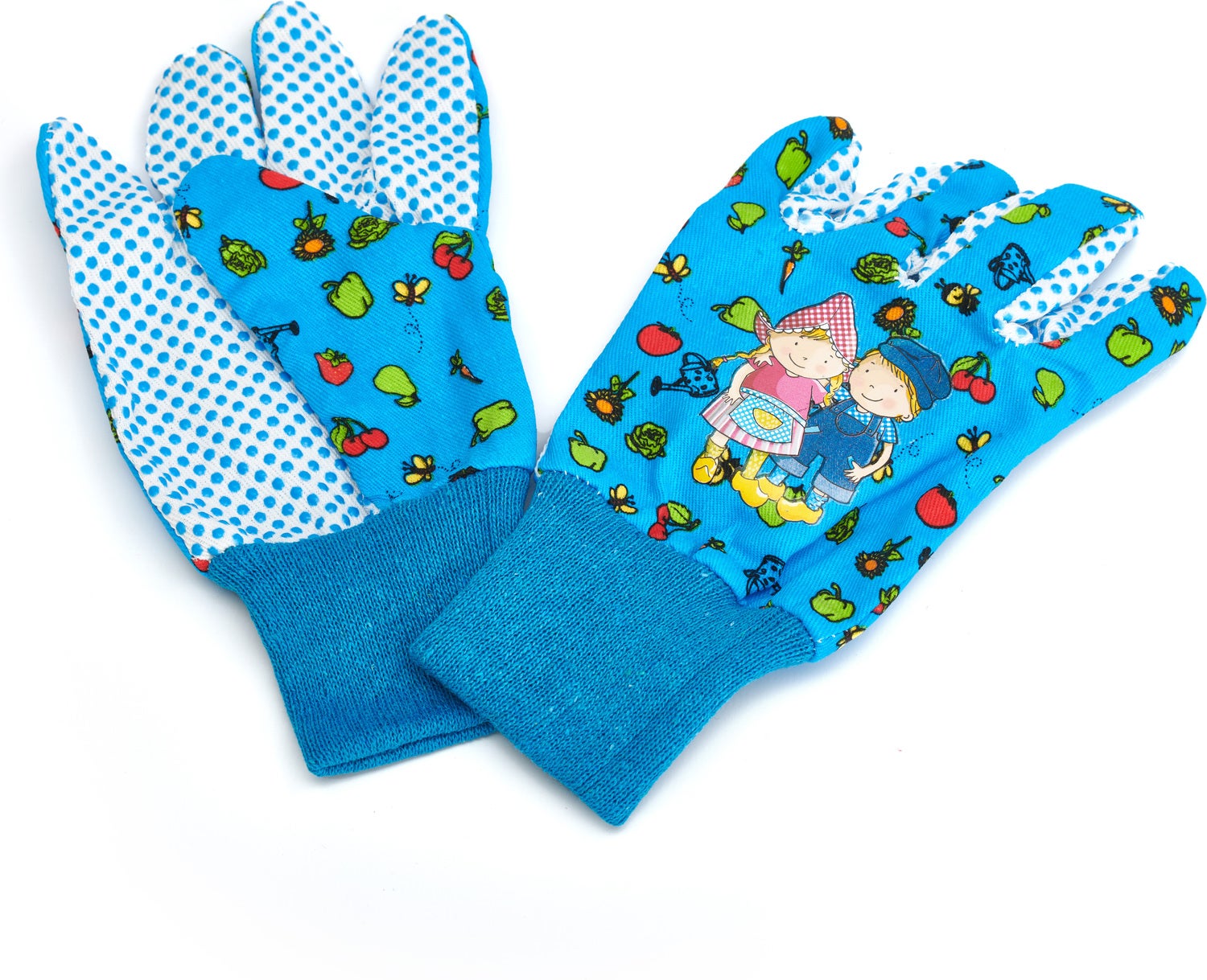 Fien & Teun kindertuinhandschoen blauw
