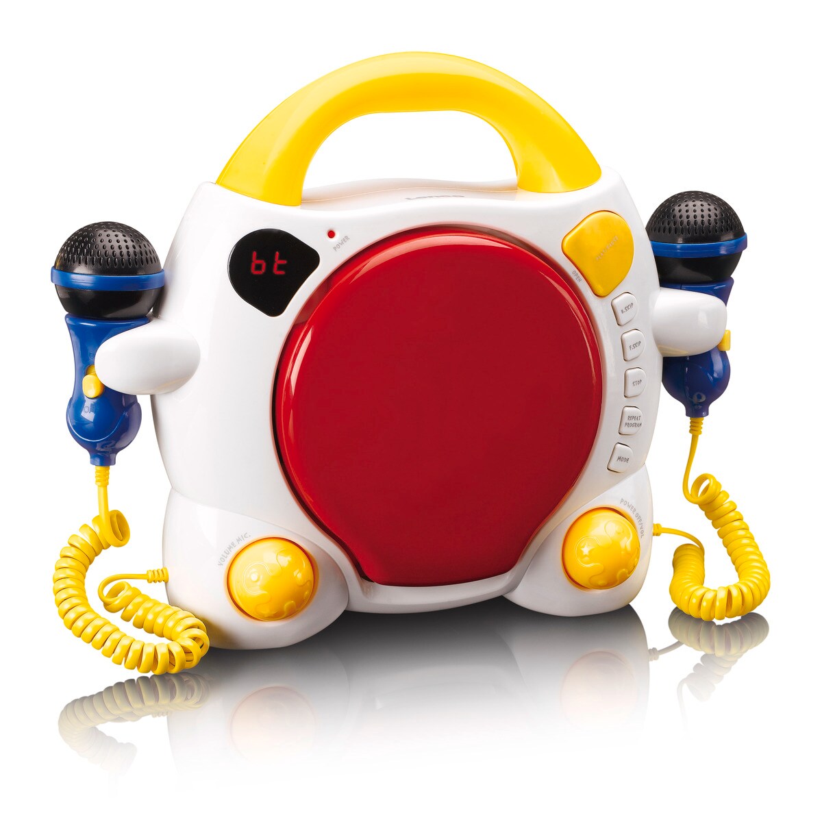 LENCO KCD-011KIDS Tragbarer Kinder Karaoke CD-Player mit BT