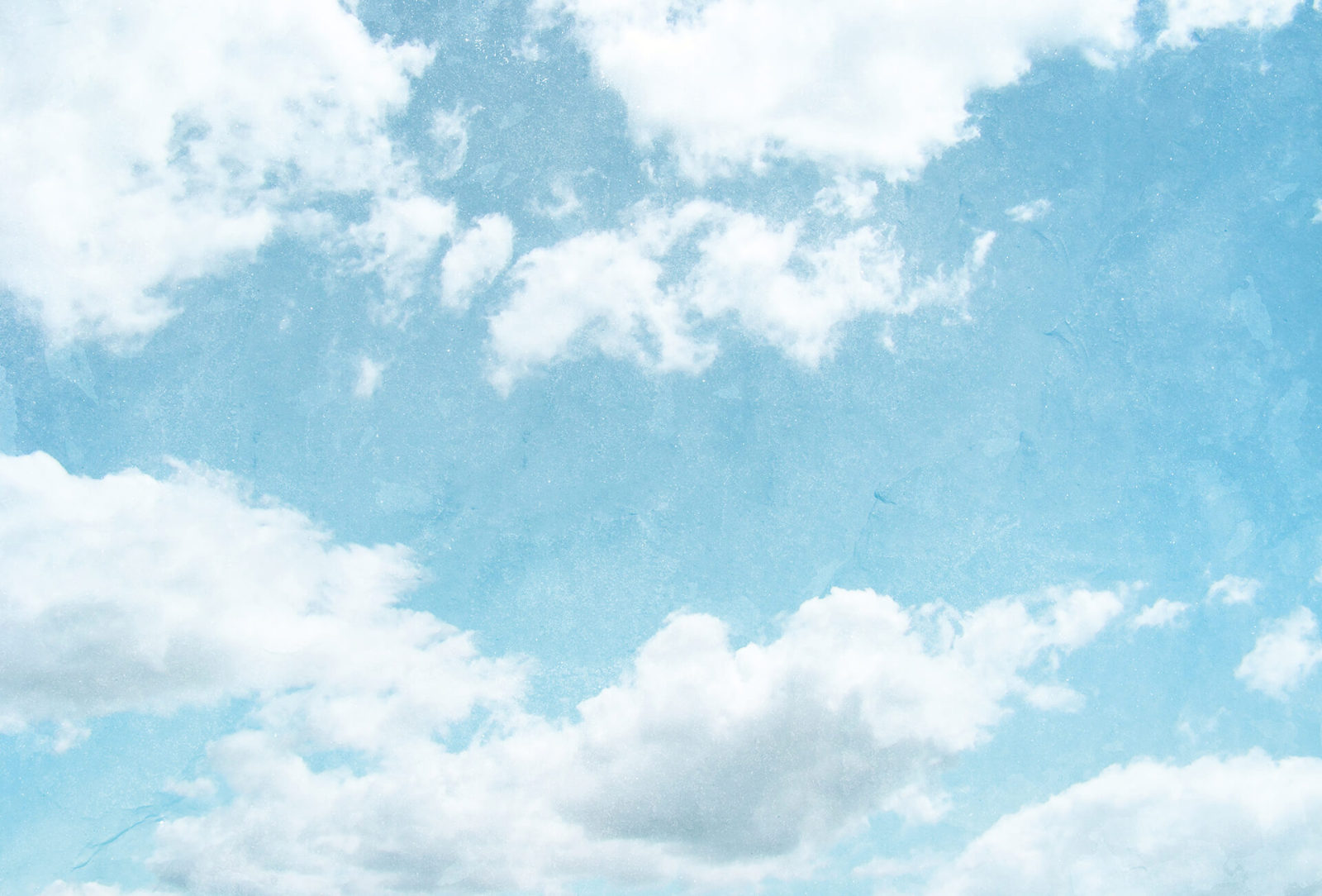 Fototapete DESIGNWALLS 2.0 - blau-weiß - Himmel - 2,6 Meter