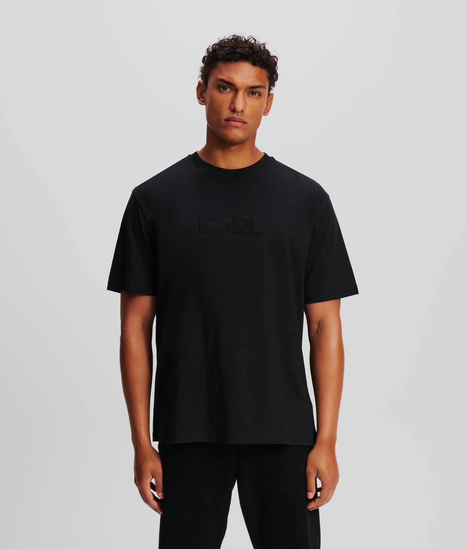 T-SHIRT À LOGO ART DECO KARL
