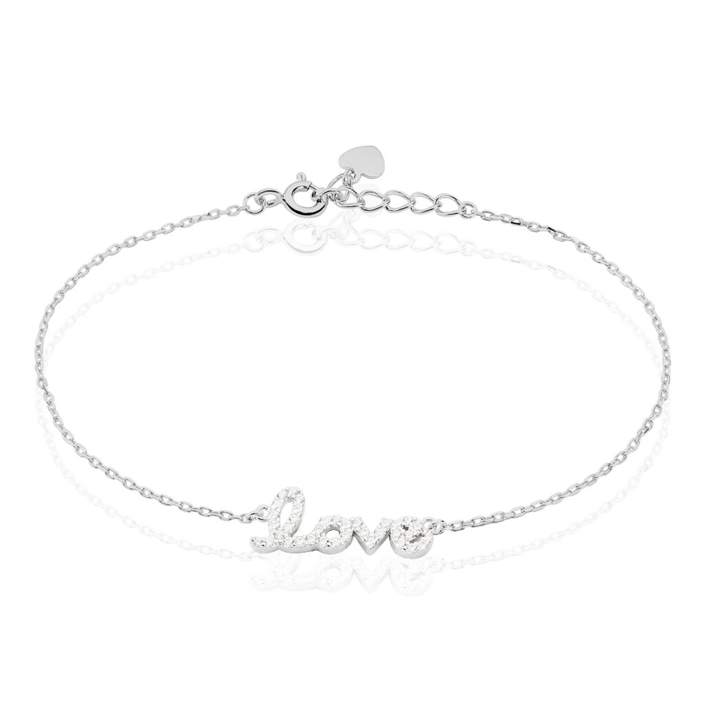 Bracelet Elly Argent Blanc Oxyde De Zirconium