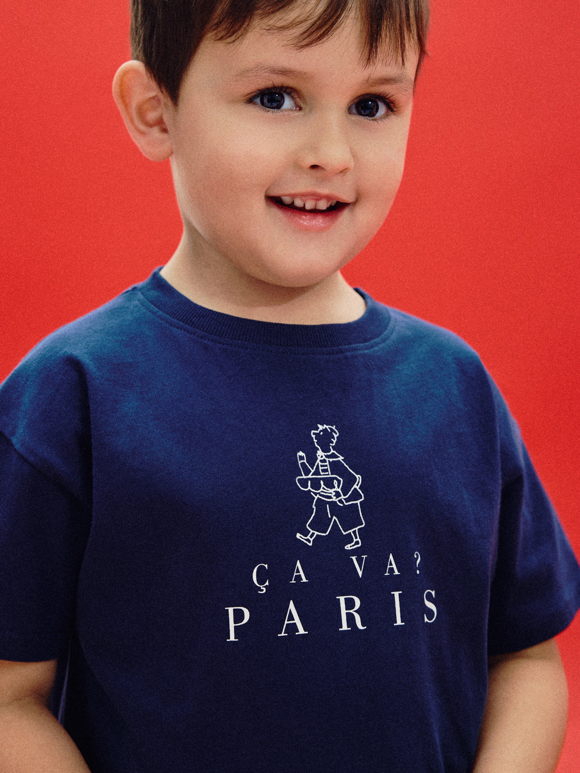 T-Shirt aus Baumwolle mit Aufdruck