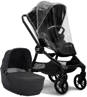 Baby Jogger City Sights Duovogn inkl. Regntrekk, Rich Black