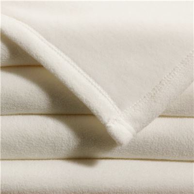Couverture POLAIRE UNIE microfibre - tempérée