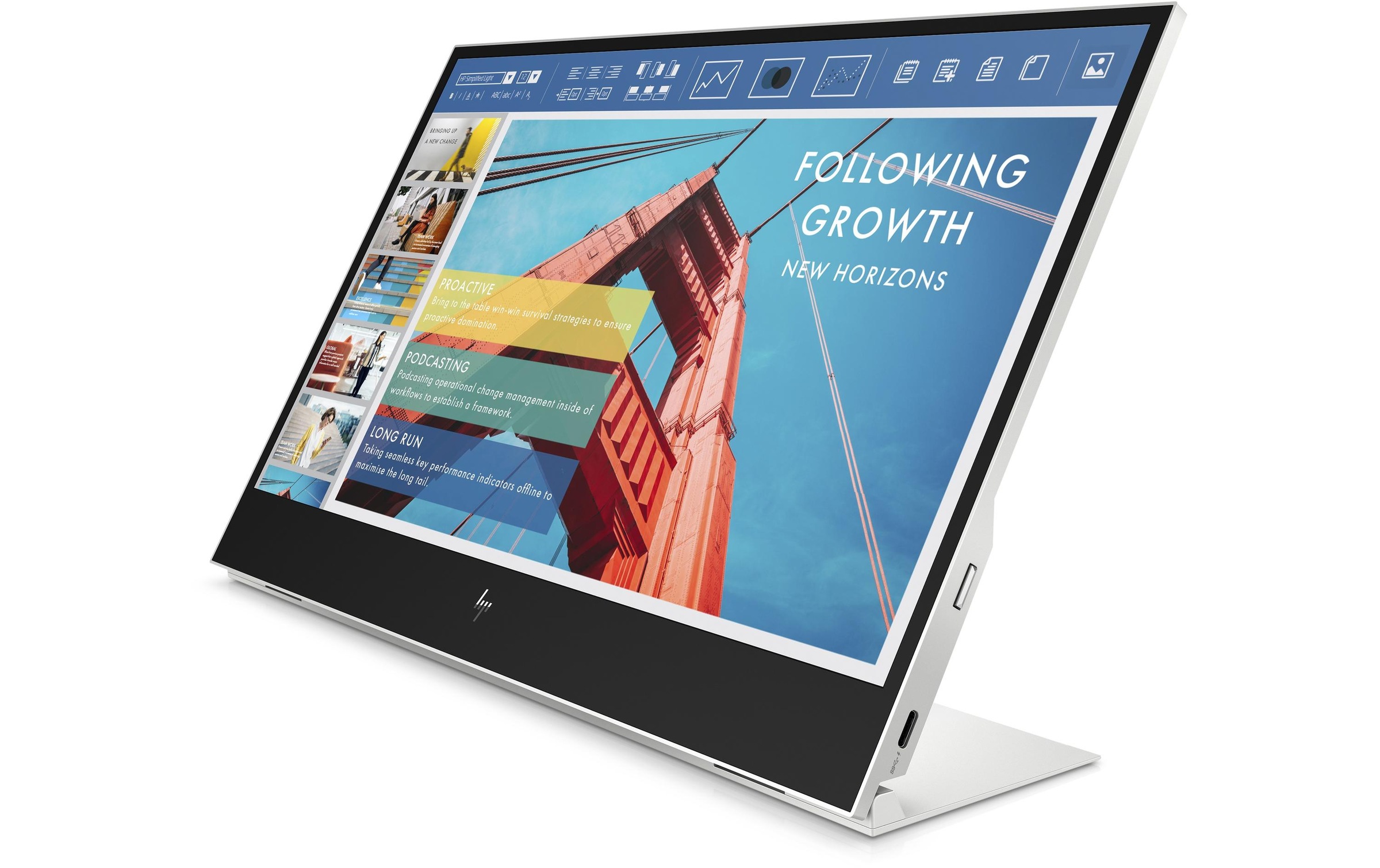 HP Portabler Monitor »Monitor E14 G4« 35,42 cm/14 ″  1920 x 1080 px Full HD 5 Reaktionszeit 60 Hz