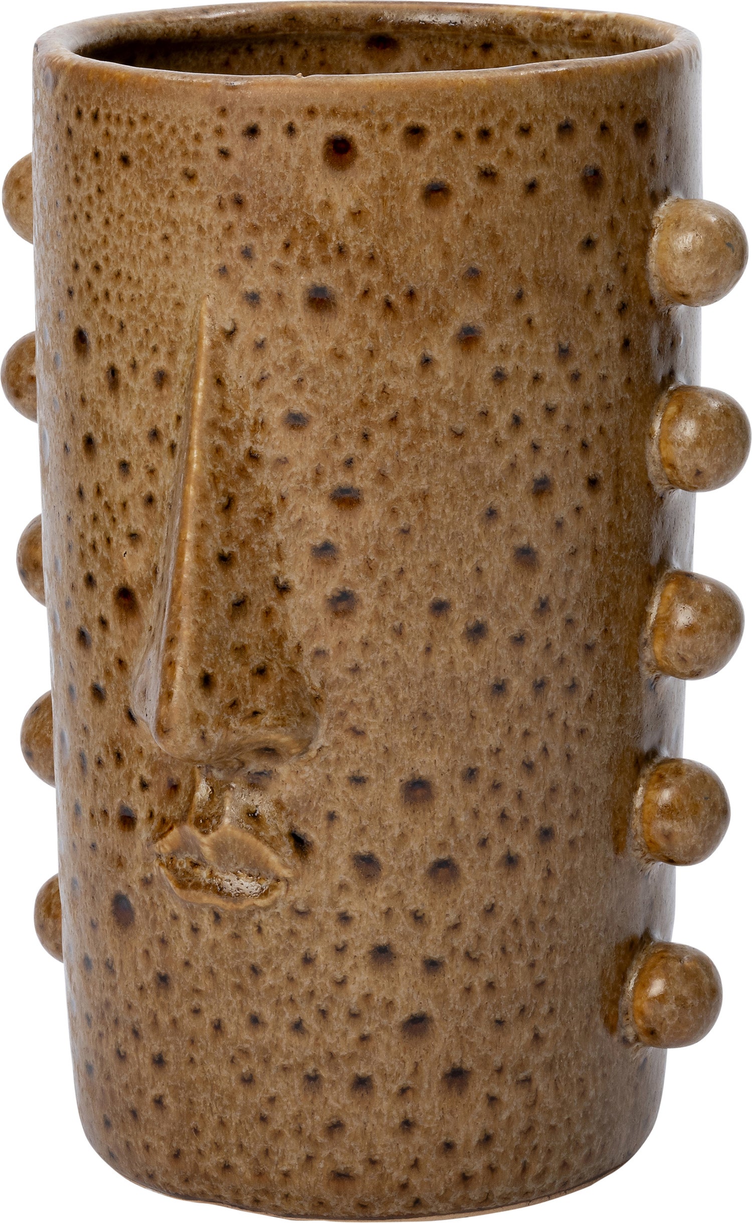 Intratuin bloempot Mynte bruin 15,5 x 14,5 x 21 cm