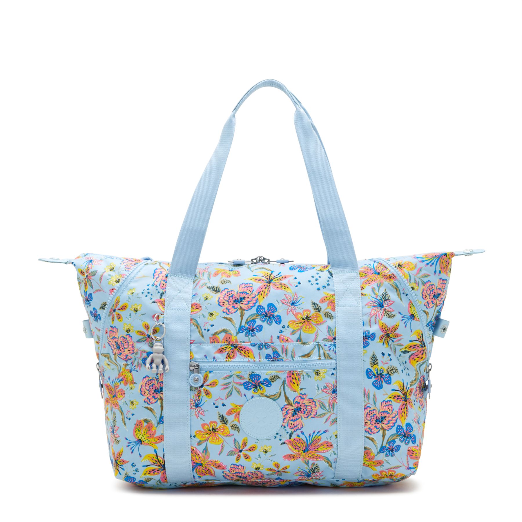 ART M Sac fourre-tout multi-usage taille moyenne avec manchon pour valise - Wild Flowers