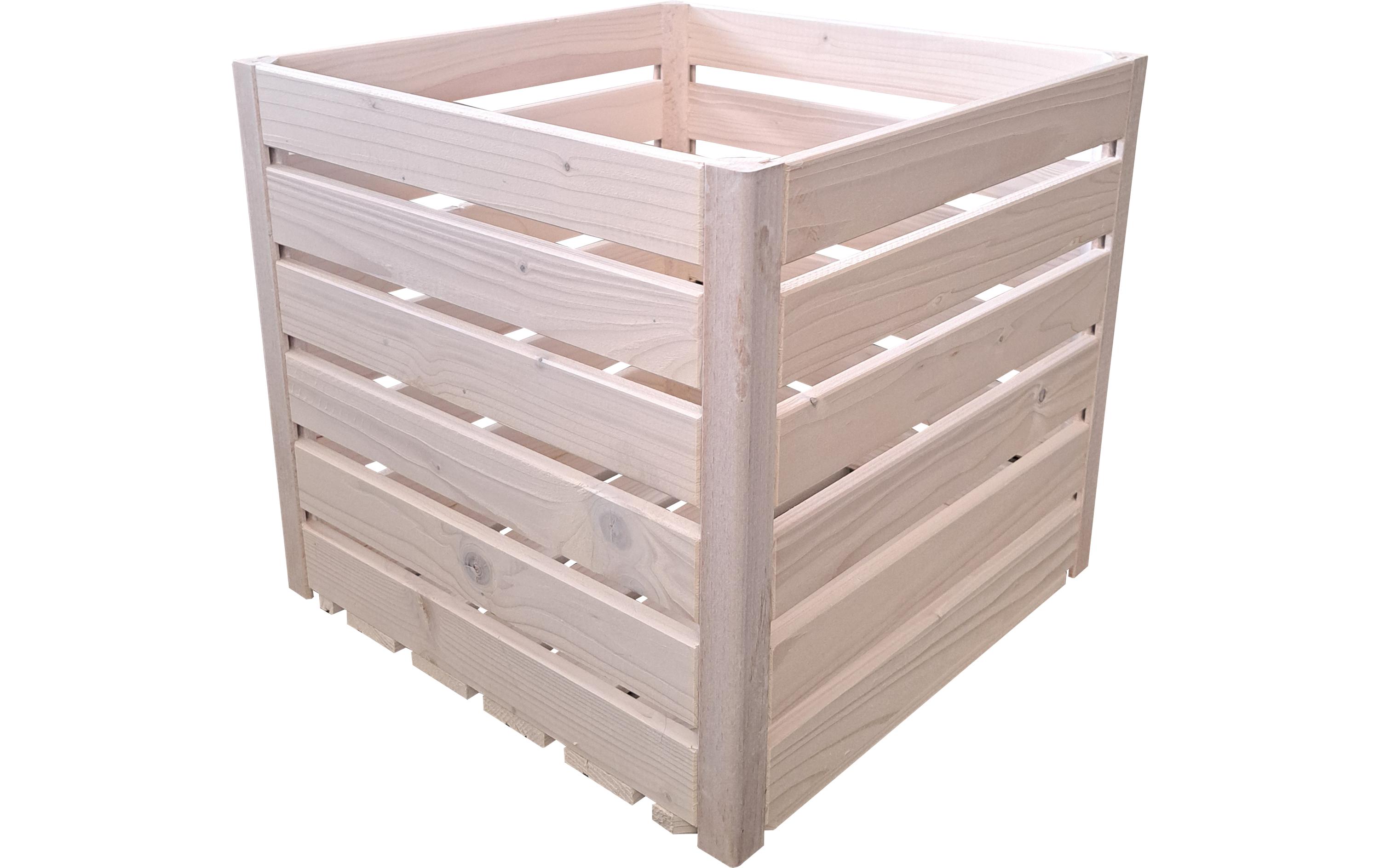 Holzharasse Weiss, 35 x 35 x 32 cmModulares Wohnregal