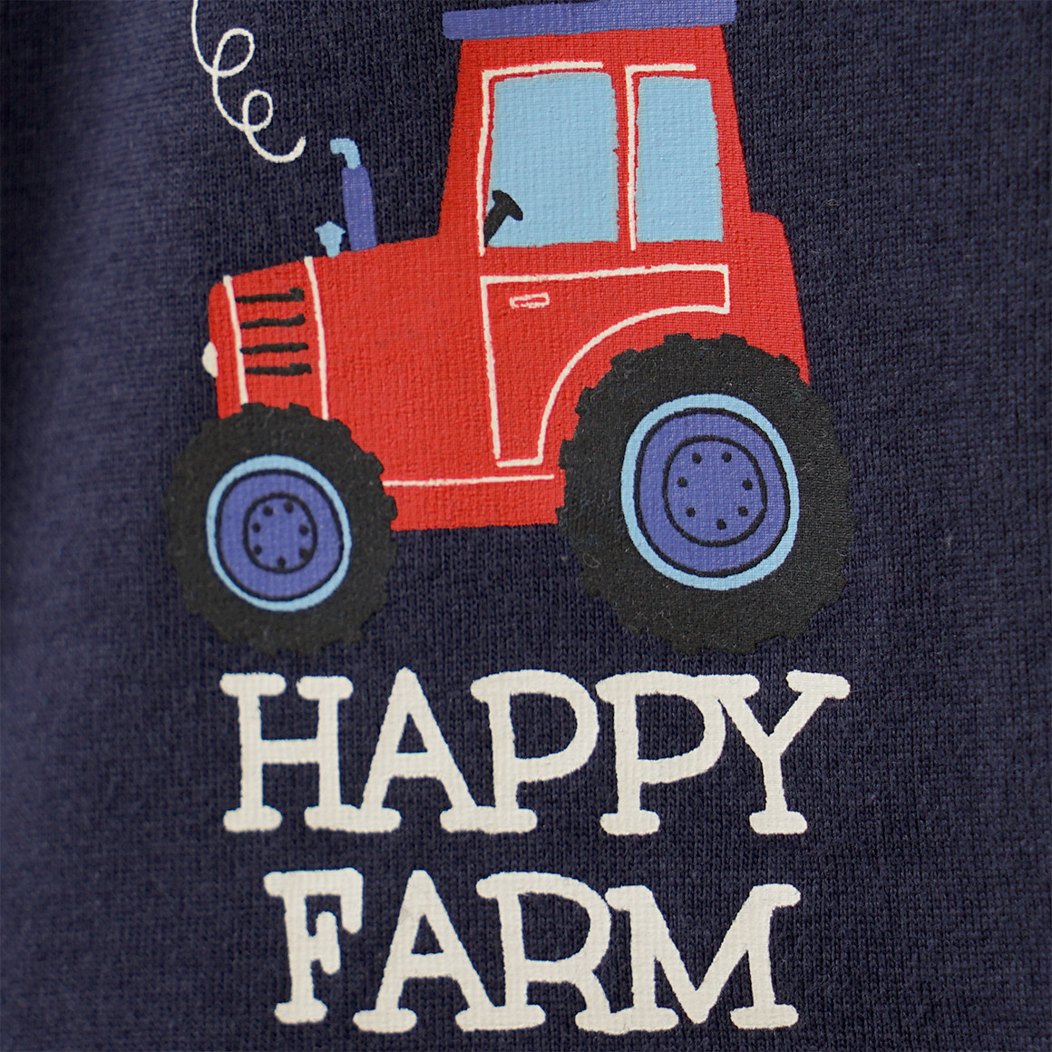 Topolino Jungen Shorty mit Traktor-Print blau / dunkelblau