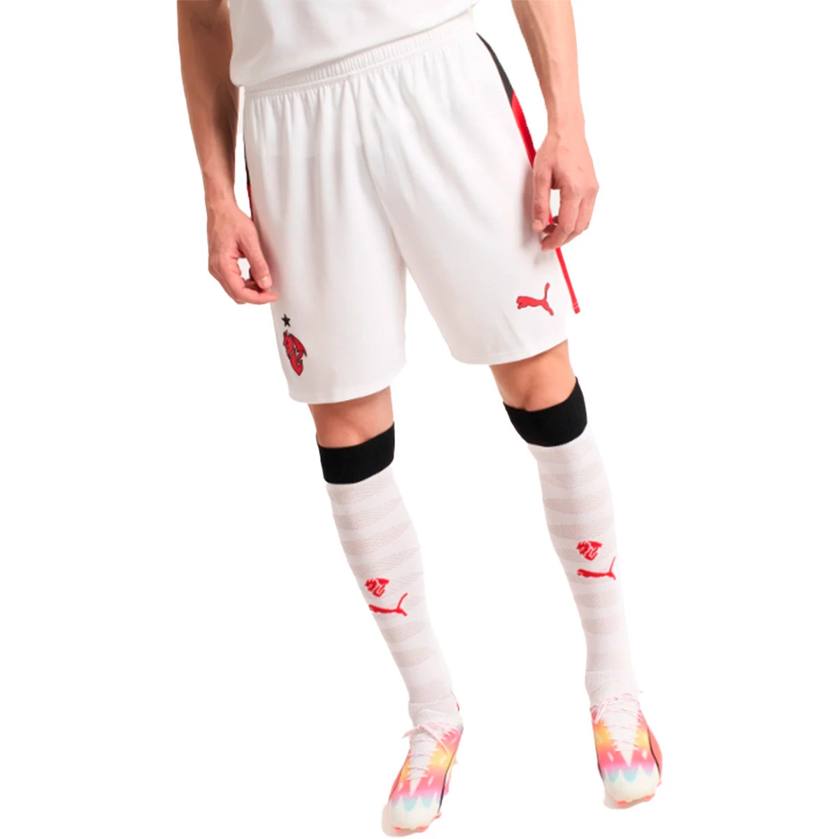 Calções Puma AC Milan Segundo Equipamento 2025-2026
