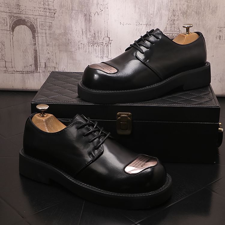 Mr Ozera - Veterschoenen met imitatieleren letters (diverse ontwerpen)