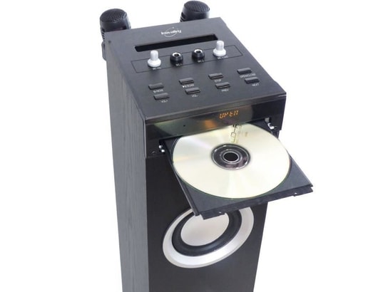 INOVALLEY - Hp49cd - tour de son bluetooth - lecteur cd et fonction kara...