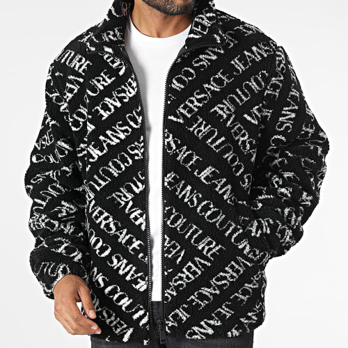 Veste Zippée Polaire Monogram 75GAS411 Noir Bland