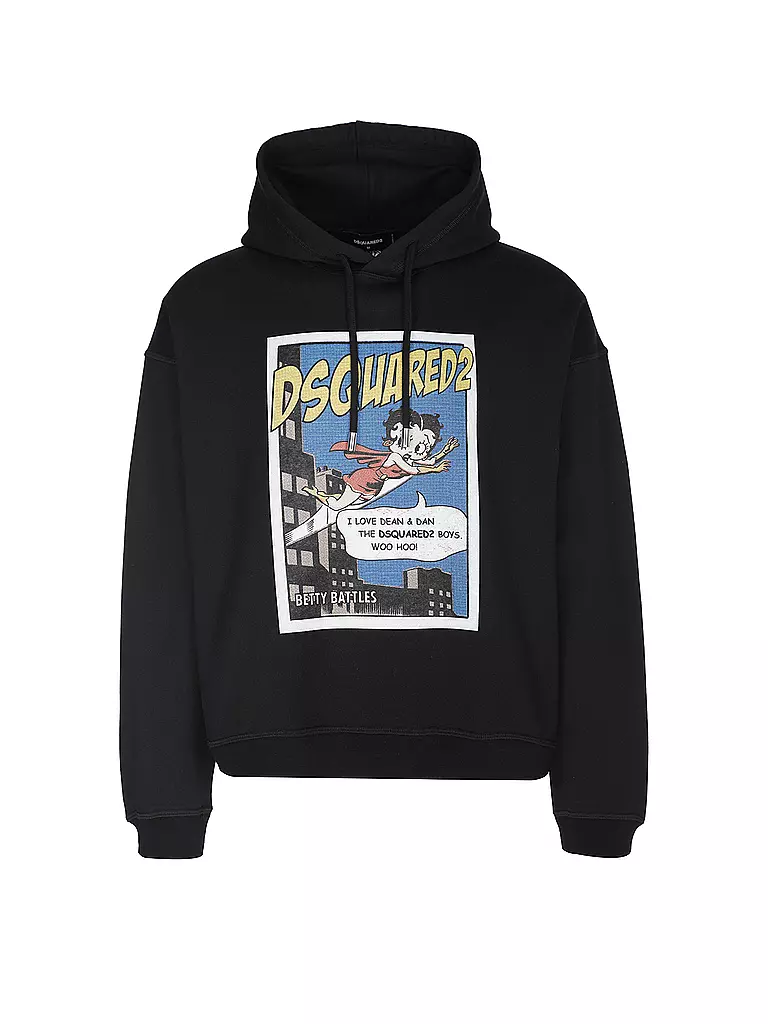 DSQUARED2 Kapuzensweater - Hoodie schwarz