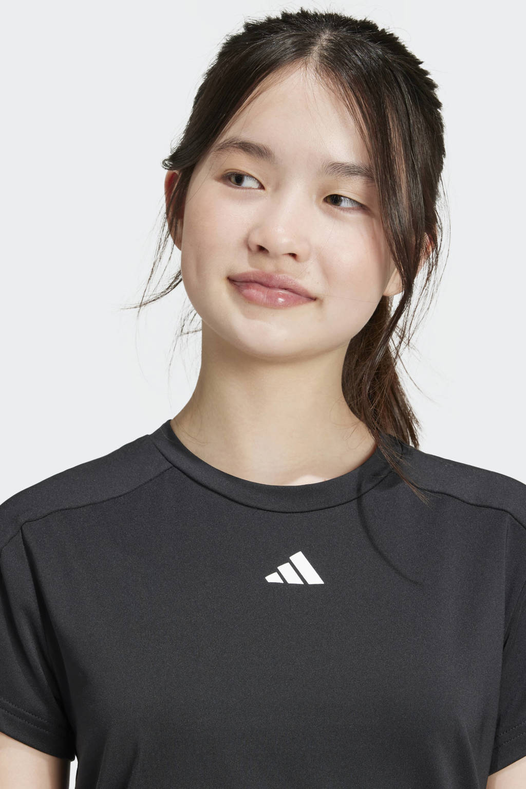 adidas Juniorsport T-shirt + short zwart/wit