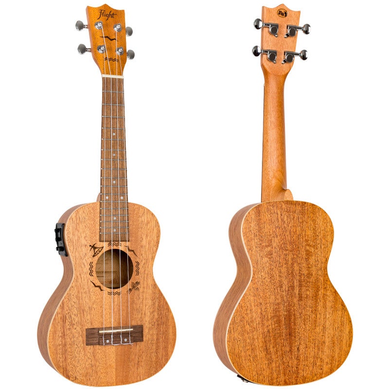 Flight Designer Series DUC323E elektrisch-akoestische concert ukelele met gigbag