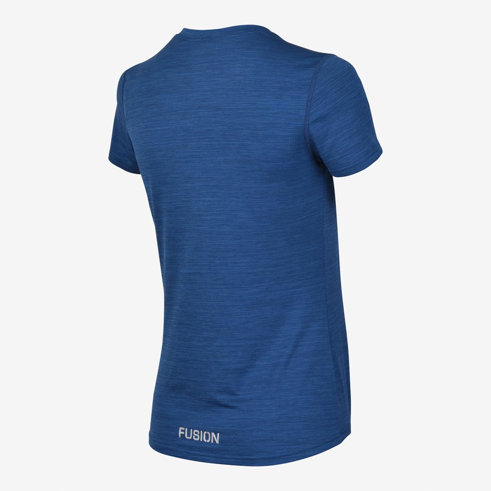 fusion c3 loebe t shirt dame 243 0274 night blue