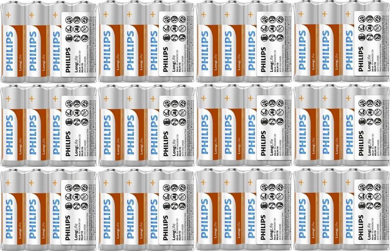 Philips Longlife AA batterijen