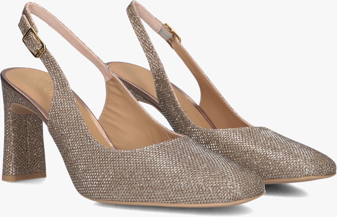 goudkleurig unisa slingbacks winna