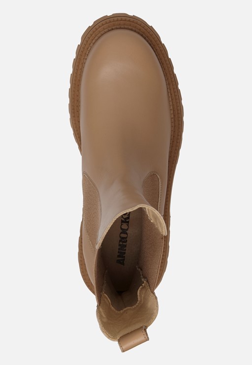 Ann Rocks Chelsea boots beige Leer 182617
