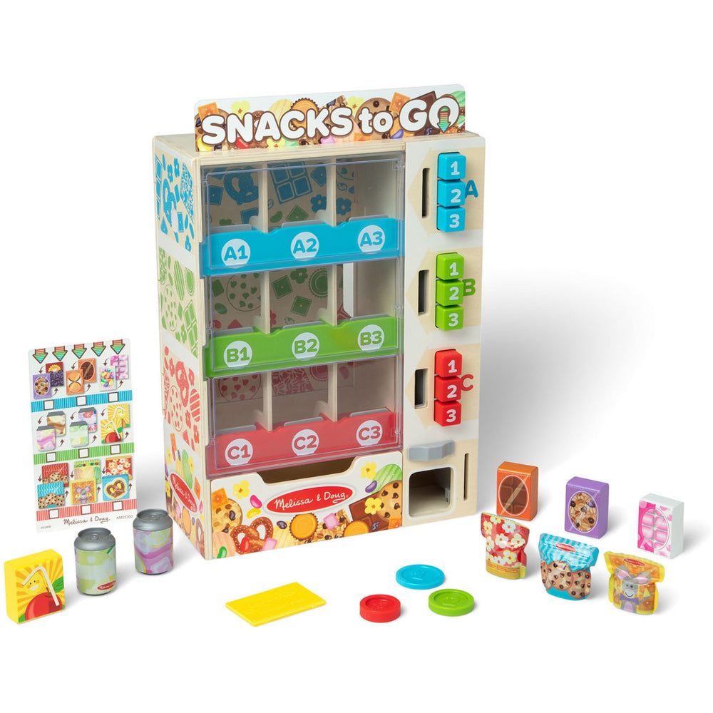 Køb Melissa & Doug Multifarvet Legesæt - Salgsautomat: Snacks To Go