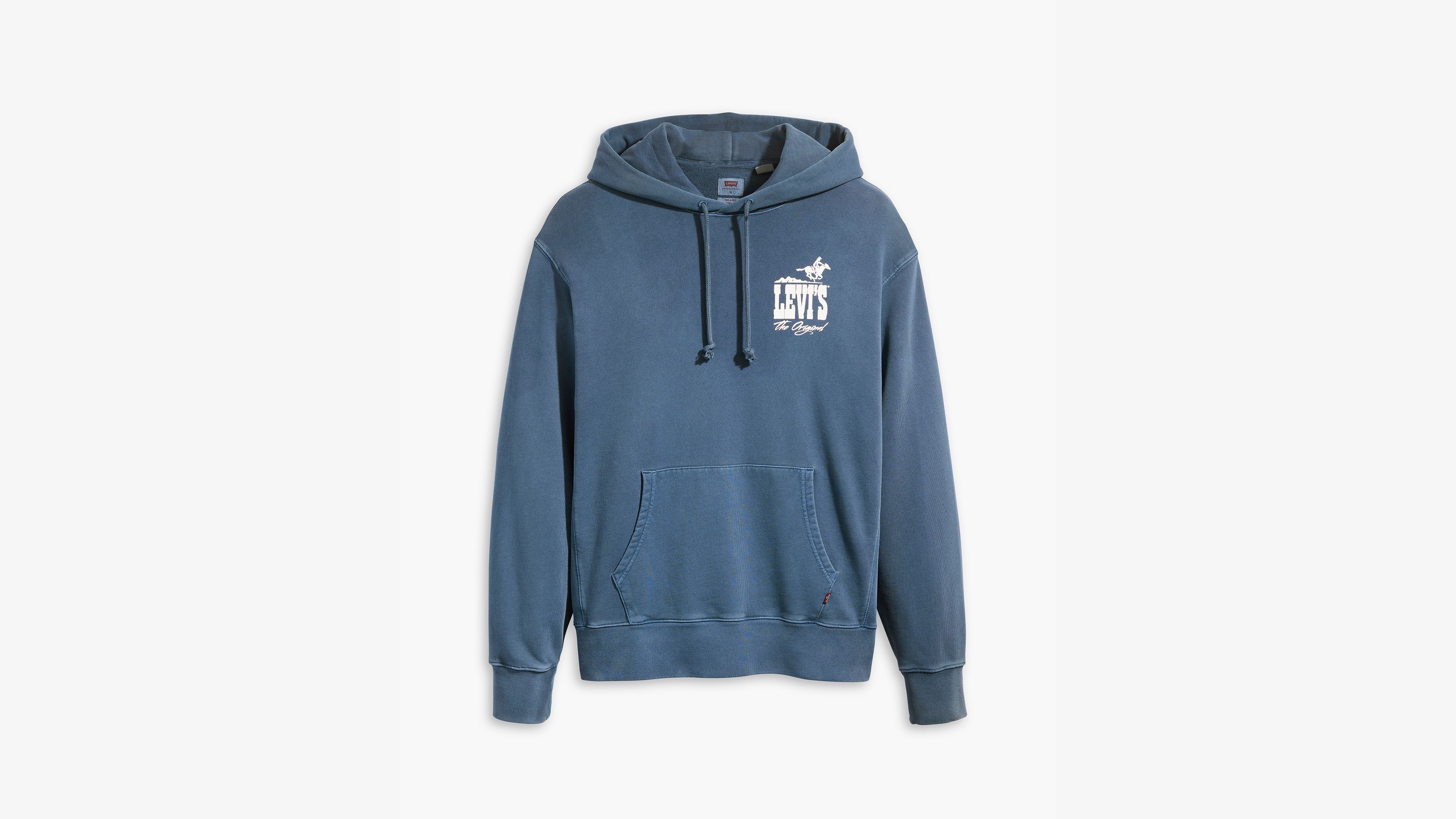 Sweat à capuche graphique Authentic - Levi Archival Garment Dye Vintage Indigo - Bleu