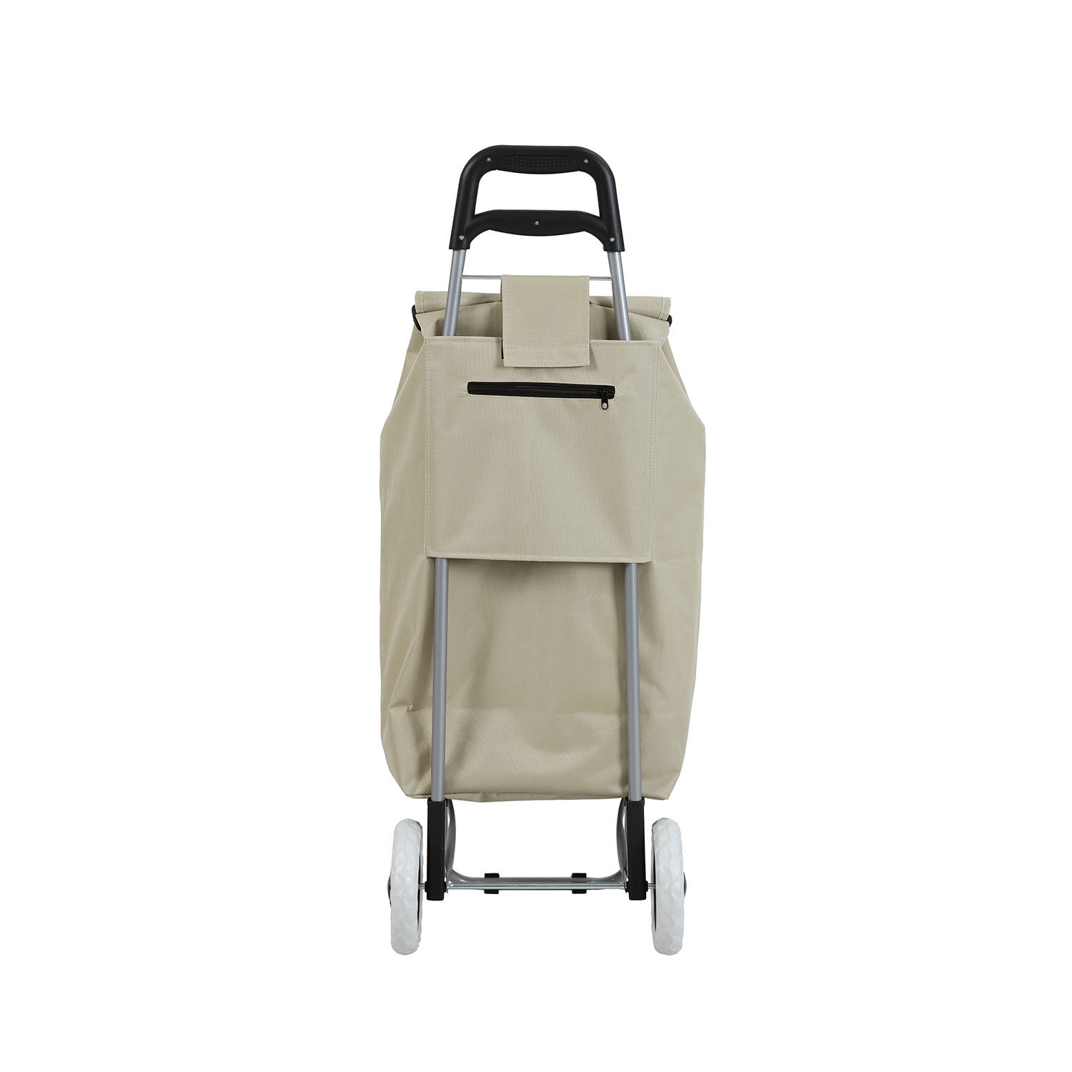 Einkaufstrolley sand mit Blumenmuster