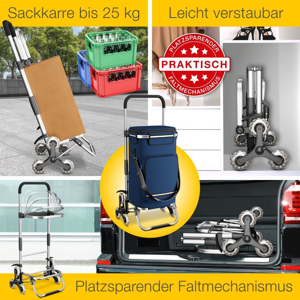 maxVitalis Treppensteiger-Einkaufstrolley »Premium«
