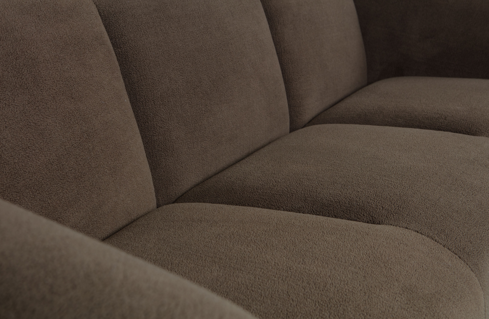 BePureHome 3-zitsbank Woolly  schapenvacht groen