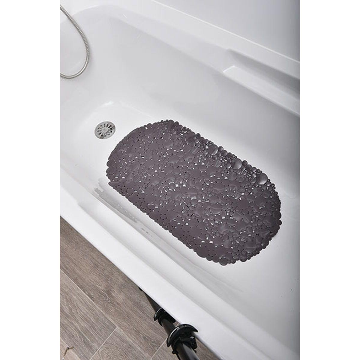 FOND DE BAIGNOIRE 69X36CM BULLES TAUPE