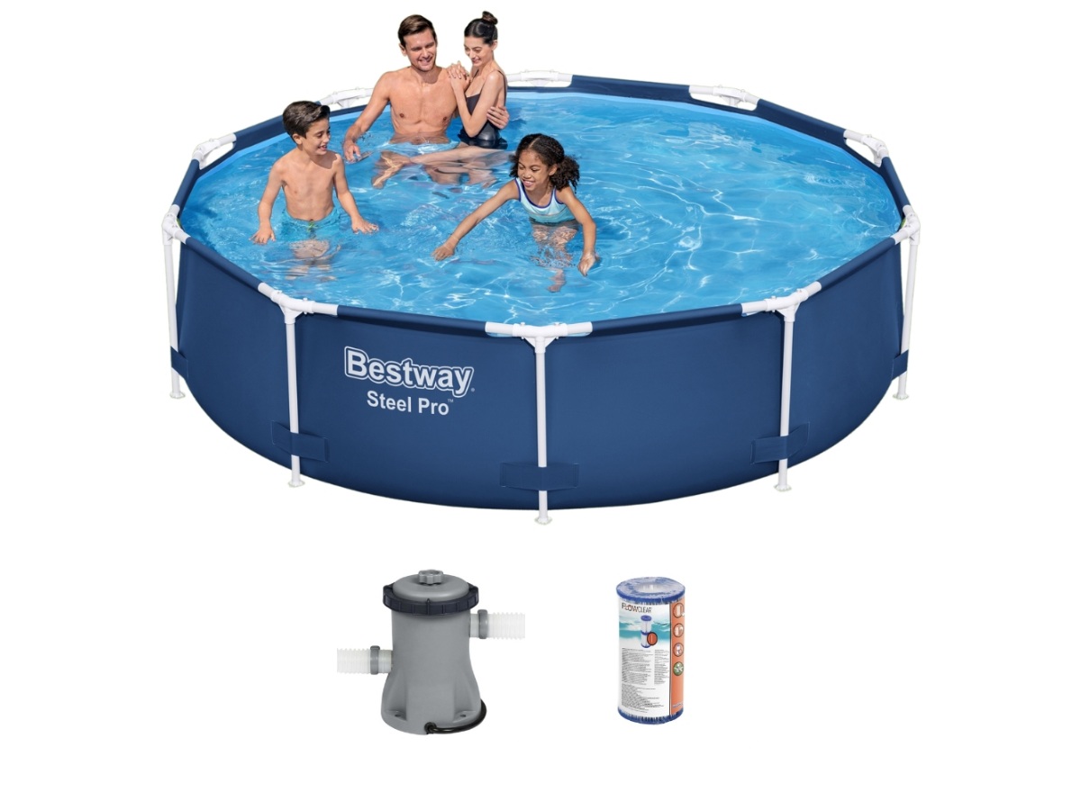 Bestway steel pro 305x76cm zwembad – 3-delig