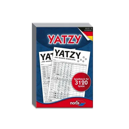 Noris Spiele Yatzy Spielblock